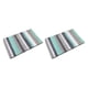 thumbnail image 3 of Monstrate Alfombra de baño de microfibra muy gruesa a rayas con superabsorbencia antideslizante TPR inferior lavable a máquina superabsorbente cielo azul 40*60cm 2Conjunto, 3 of 6