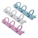 thumbnail image 1 of 3pcs of One Set Metal Clip 3-hole Manual Binder Simple O-type Clip Binder Metal for Home Office School Supply (Random Color TR89-3-19-20 Spray Paint), 1 of 3
