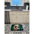 thumbnail image 3 of Halloween Scary Pug Brown Machine Washable Memory Foam Mat, 3 of 4