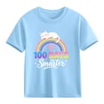 thumbnail image 4 of Camiseta de Manga Corta Linda Tops Niñas Niños Gráficos Camiseta de la Escuela Temporada Imprimir Tee para Niños, 4 of 9