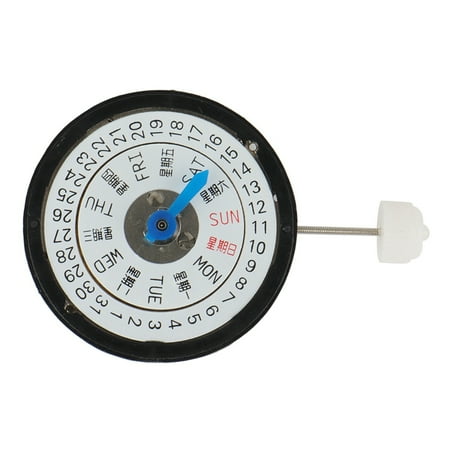 

NH36 Accuracy Automatic Watch Movement Black/White Date Day Wheel Wristwatch Replacement for NH36 Movement
