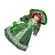thumbnail image 2 of Billuyoard Muñeca femenina de porcelana victoriana hecha a mano, expresiones faciales detalladas, artículos coleccionables, materiales Decoración del hogar verde, 2 of 6