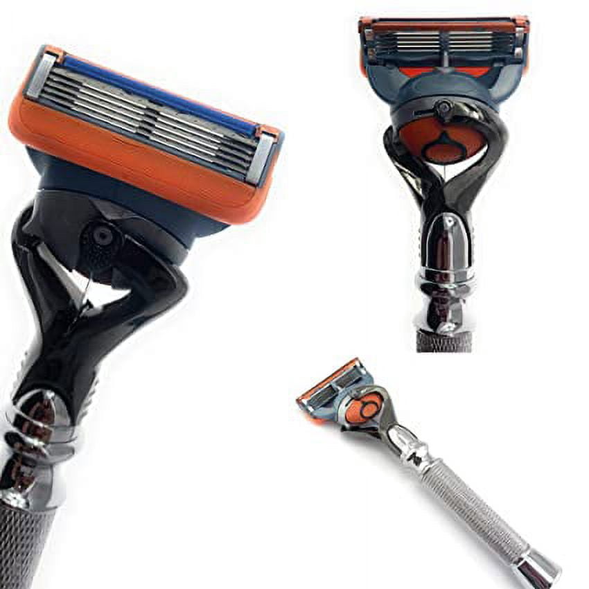 GBS Modern Style Flex Pivot Ball Safety Shaving Razor for Men – Chrome