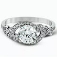 thumbnail image 4 of K-KED Fashion Cubic Zircon 925 Silver Filled Ring Fashion Wedding Women Ring Sz 6-10-10, 4 of 6