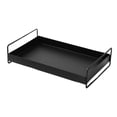 thumbnail image 4 of Bandeja para servir, plato moderno para Bandeja de postres de frutas, taza de té, hervidor de agua, soporte para té, bebidas, comidas, mesa de centro Negro, 4 of 8
