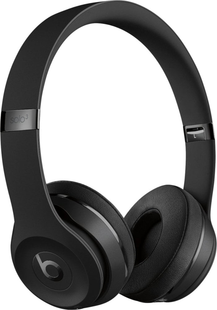 Open Box Beats by Dr. Dre Solo3 Wireless Matte Black Beats Icon