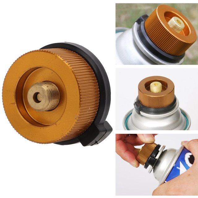 Adaptador de quemador de estufa ANGGREK convertidor de tanque de gas hermético ligero