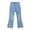 Blue, variant on Zwiiyzr 3-13Y Toddler Kids Baby Girls Bell Bottom Jeans Fashion Cute Sweet Bow Flared Trousers Denim Pants Blue