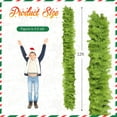 thumbnail image 2 of Guvpev 12FT Artificial Christmas Cedar Garland, Bright Green Whimsical Holiday Garlands, Indoor Outdoor Christmas Greenery Garland Decorations for Stairs Fireplace Mantel Front Door Porch Decor, 2 of 8