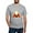 Heather Gray, variant on - Delta Chi Associate Member Pin T Shirt - Fitted T-Shirt, Vintage Fit Soft Cotton Tee