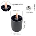 thumbnail image 4 of Patas para muebles Seimneire de plástico cónicas de 6 cm, 4 piezas, 4 of 7