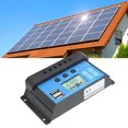 thumbnail image 4 of Regulador Inteligente de Batería Solar Controlador de Carga Solar con LCD Dual USB Industrial Master Chip Regulador de Panel Solar para Farola 12V 24V ANGGREK Otros, 4 of 8