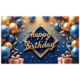 thumbnail image 2 of Decorative Design Happy Birthday Banner Party Decoration Balloon Decoration for Birthday Party Celebration Event Decoration, 2 of 7