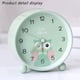 thumbnail image 4 of Reloj de noche creativo y encantador para estudiantes Reloj despertador con patrón de dibujos animados para niños, 4 of 5
