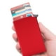 thumbnail image 4 of Portatarjetas antirrobo RFID de aleación de aluminio Caja para tarjetas bancarias emergente automática Estuche para tarjetas de visitaRojo, 4 of 9
