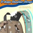 thumbnail image 5 of Pointer and Paw Dog Print 17" School Backpacks for Teens,Waterproof Oxford Fabric,S-Shape Padded Straps for School,Travel,Hiking,Camping, 5 of 6