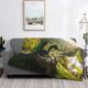 thumbnail image 2 of Fotbe Deep Forest Stone Green Dragon Manta de Franela con Estampado, Manta Ultrasuave para Cama, Sofá, Auto, Hipoalergénica y Antibolitas-60"x50", 2 of 6