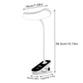 thumbnail image 2 of Rechargeable Clip Lamp with Adjustable Brightness, 30 LED Reading Light for Bedside, Desk, and Workspace – Portable, Flexible, and Ideal for Relaxed Reading, Study, or Emergency Use, 2 of 5