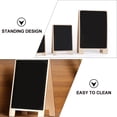thumbnail image 2 of GOOHOCHY  3 Pieces Small Wooden Blackboard Chalkboard Reusable Baby, 2 of 8