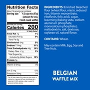 Krusteaz Light and Crispy Belgian Waffle Mix, Krusteaz Waffle Mix, 28 oz Box
