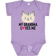 thumbnail image 3 of Inktastic Grandma Loves Me Girls Baby Bodysuit, 3 of 5