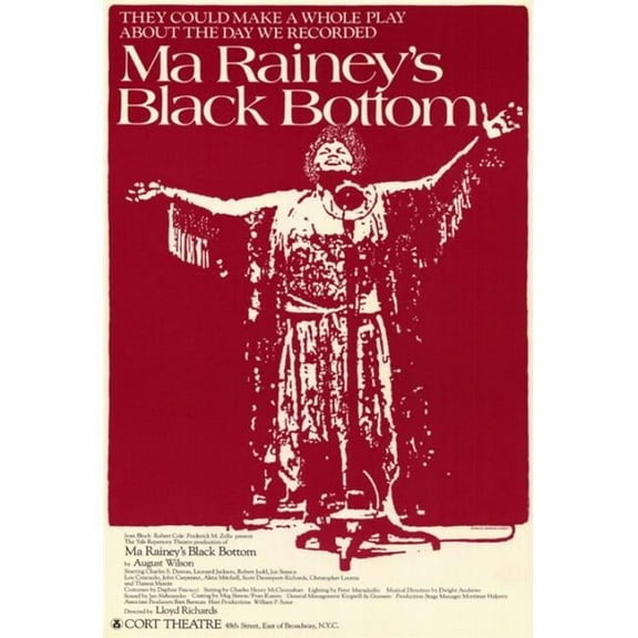 Pop Culture Graphics  Ma Raineys Black Bottom - Broadway Movie Poster Print - 27 x 40