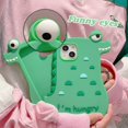 thumbnail image 3 of Kawaii Phone Cases for iPhone 14 Pro Max,Cute Cartoon Crocodile Phone Case 3D iPhone 14 Pro Max Case Soft Silicone, 3 of 5