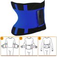 thumbnail image 4 of Sticker Body Shaper Belt Banda Elástica Ajustable para Entrenamiento Cintura (L) Azul, 4 of 9