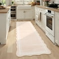 thumbnail image 4 of Washable Rugs for Living Room, Non Slip Modern Scalloped Rugs, Low Pile Soft Stain Resistant Rug Non Shedding Modern Print Floor Mats for Home Decor, 4 of 15