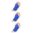 thumbnail image 3 of Baohd Réglable Bracelet Gym Formation Poignet Ficelle Fractures Bande Entorse Compression Auto-Adhésif Bretelles Fitness Yoga Bleu 3PCS, 3 of 6