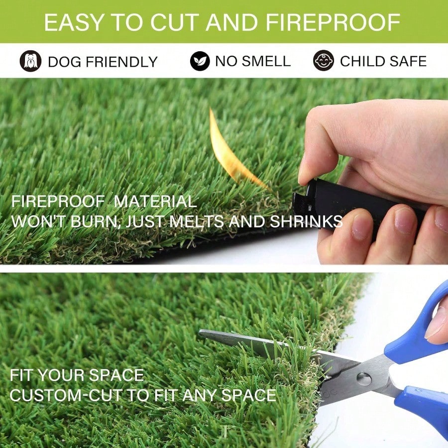 Artificial Grass for Dogs, Dog Pee Grass, Fake Grass for Dogs Potty Training, 4x6ft Extra Large Turf Grass, Reusable Puppy Wee Wee Pads, Dog Supplies, Indoor Outdoor