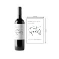 thumbnail image 2 of Birthday Gift Pairs Well With Turning Forty Wine Label for Regular Bottle, 2 of 2