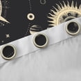 thumbnail image 4 of Feelyou Bohemian Sun Child Blackout Curtains Set of 2 (52x84 Each), Tribal Planet Moon Window Curtains, Mystic Vintage Fashion Curtains and Drapes, Blackout Curtains Room Decor, 4 of 6