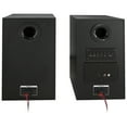 onn. Bluetooth Wireless Bookshelf Speakers, Set of 2, Black
