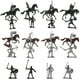 thumbnail image 4 of Miniature Medieval Soldier Figures Set Knight & Horse Figurines for DIY Mini Scenes, Tabletop Decor & Story Props, 4 of 5