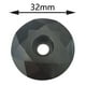 thumbnail image 4 of Auriculares tapas superiores 1-1/8 pulgadas aluminio MTB auriculares cubierta Stem Mountain Negro shamjiam Tapas superiores para dirección de bicicleta, 4 of 4