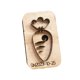thumbnail image 5 of Troquel de corte de cuero de zanahoria, artesanía de cuero hecha a mano para mujer y hombre, modelo de corte de cuero hecho a mano, plantilla de, 5 of 9