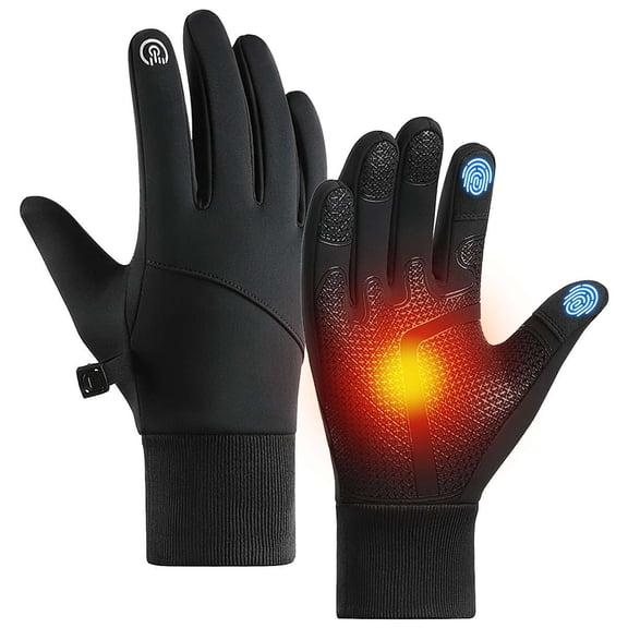 Deago Winter Gloves Touch Screen Water Resistant Windproof Thermal Ski Snow Gloves for Running Cycling Driving Hiking for Men Women