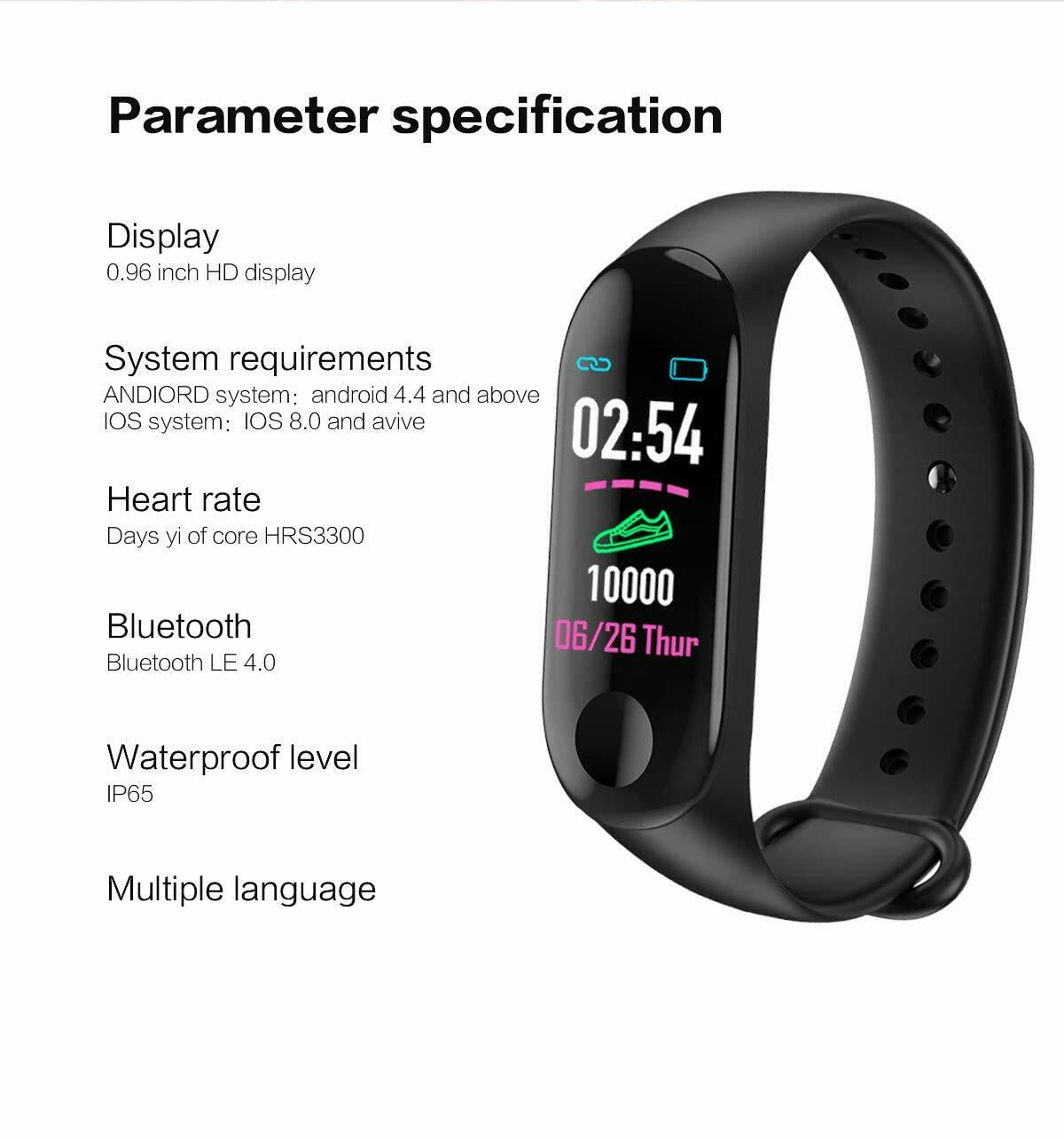 m3 smart band under 300