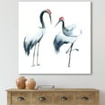 thumbnail image 2 of Designart ' Two Monochrome Shadoofs ' Farmhouse Canvas Wall Art Print, 2 of 4