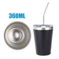 thumbnail image 2 of Vasos de acero inoxidable para niños con tapas a prueba de derrames, pajitas y fundas de silicona, 12 oz, sin BPA, aislados, para bebidas frías y calientes, 2 of 5