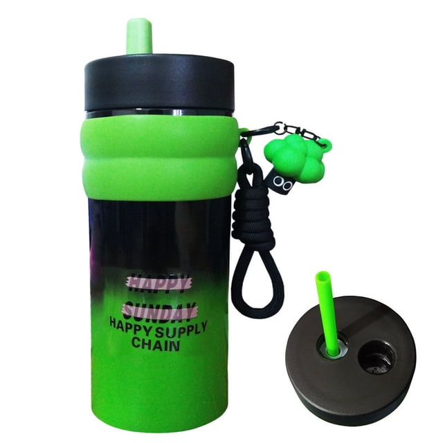 Termo Acero Inoxidable Importacion 710 ml Verde/Negro