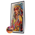 thumbnail image 4 of YXC279 Diamante Parcial Serie Personajes Mujer India Resina Forma Especial 30 * 50 Cm, 4 of 9