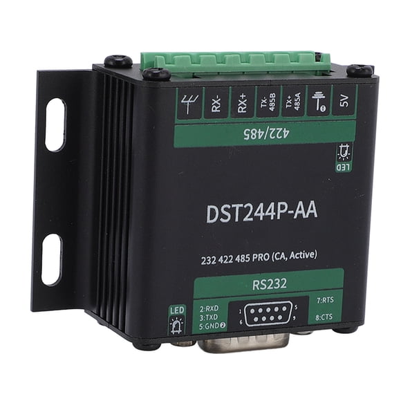 Rs232 RS232 to RS485 RS422 Serial Converter Industrial Grade Isolated Converter with Overcurrent Surge Guard