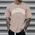 thumbnail image 3 of alcepopk Mens T Shirt with Logo - Short Sleeve Crew Neck Soft Fitted Tees Fresh Classic Basic Tshirts(A,M), 3 of 3