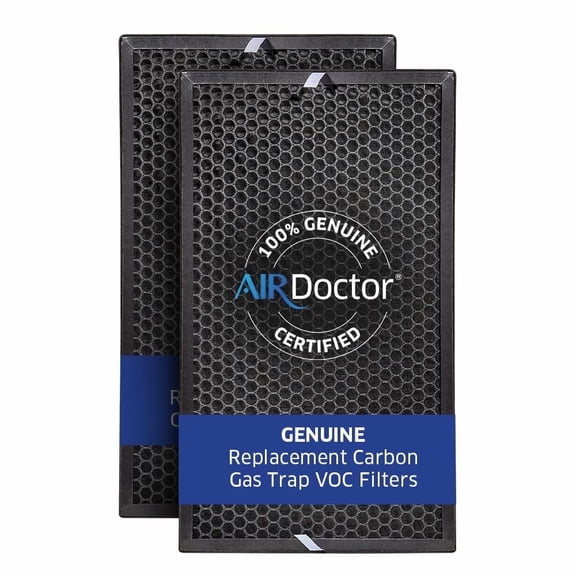 AirDoctor AD5000 Genuine Replacement Carbon Gas Trap VOC Filter, 2-Pack