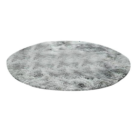 

Mottled Tie-dye Gradient Carpet Living Room Coffee Table Mat Long Hair Round Full Bedroom Blanket 160cmx160cm