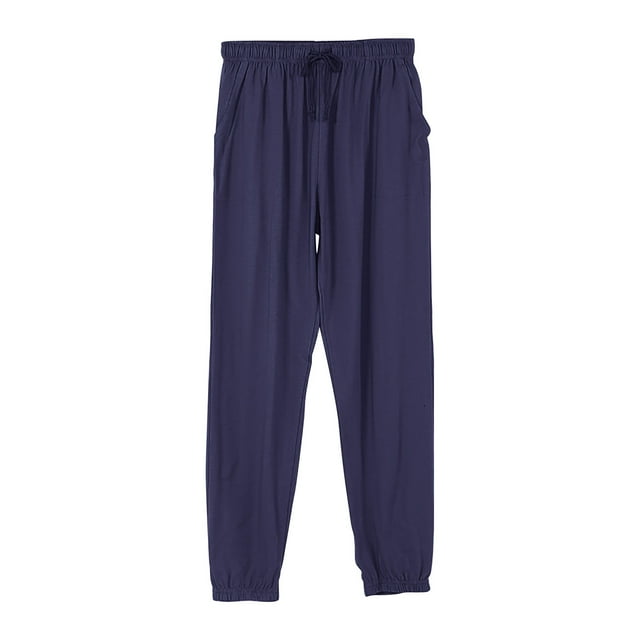 Dealovy Sweatpants for Women Casual Solid Color with Pocket Drawstring Loose Fitting Homewear Jogger Pants