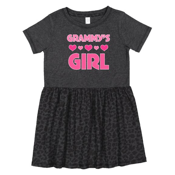 Inktastic Grammy's Girl Granddaughter Girls Toddler Dress