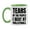 White/Light Green, variant on Funny Volleyball Mug - "Tears Of The People I Beat At Volleyball" - 11Oz Or 15Oz Ceramic Coffee Cup